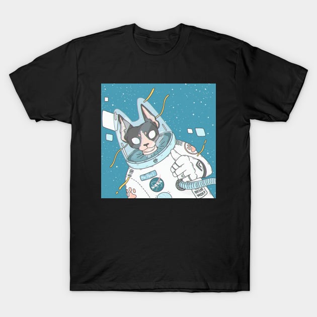 Astro Cat T-Shirt by Blue Wolf